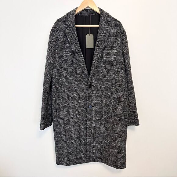 All Saints Remington Wool Coat Small - Picture 3 of 8